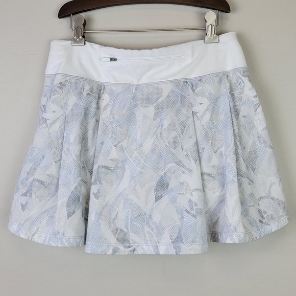 LULULEMON Pace Rival Skirt White 4 Tall - Picture 4 of 11